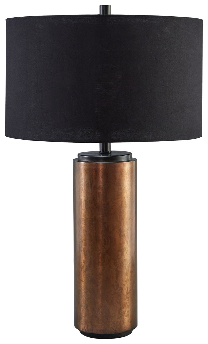 Hildry – Antique Brass Finish – Metal Table Lamp