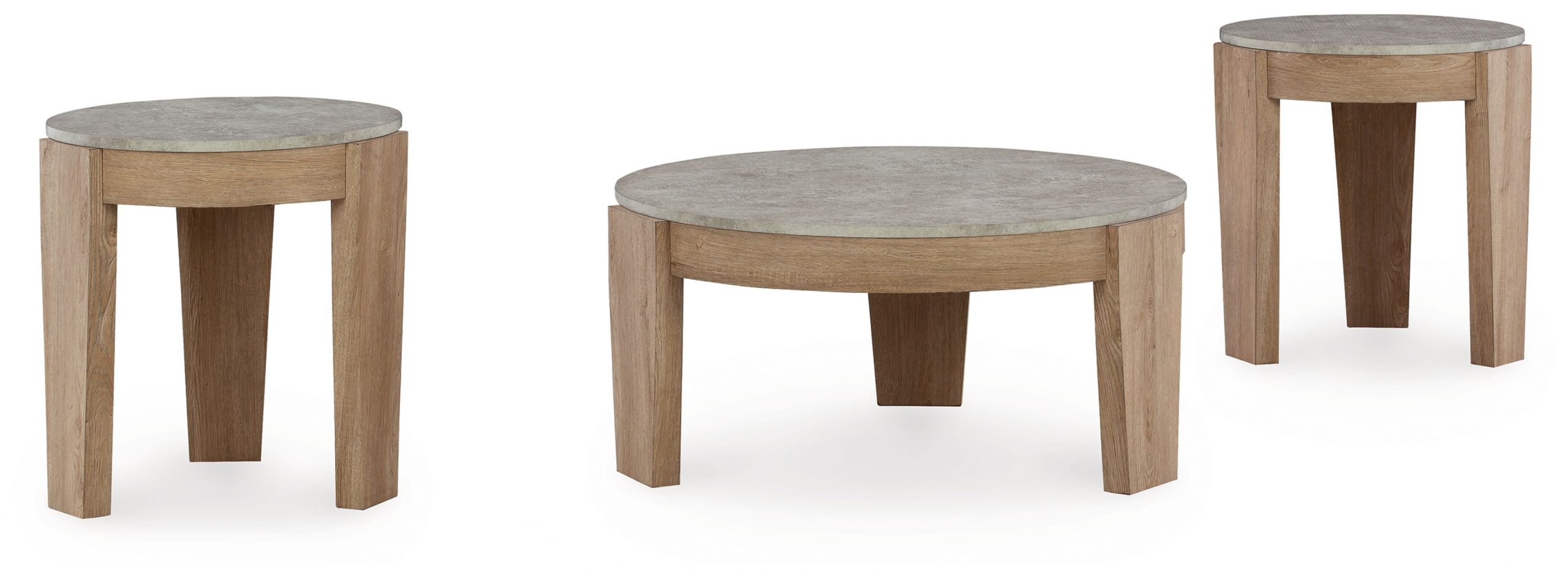 Guystone – Light Brown – Occasional Table Set (Set of 3)