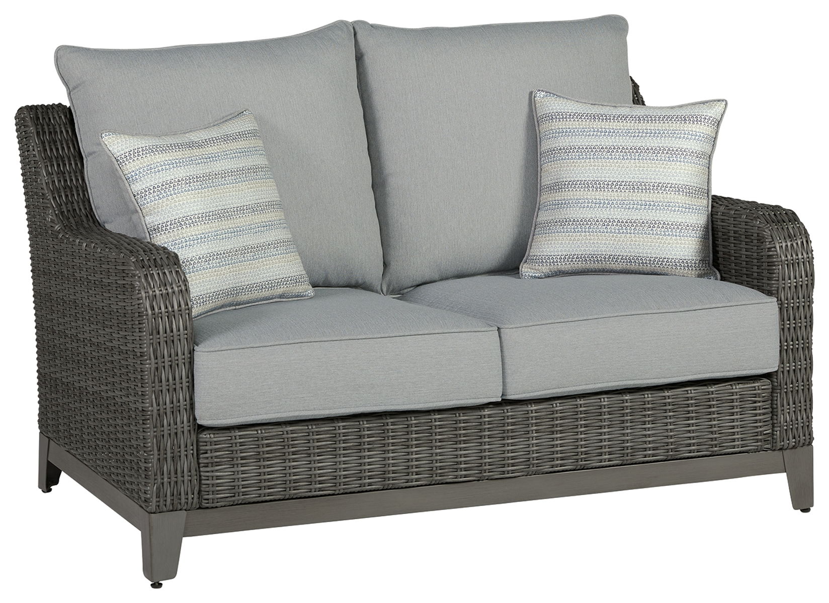 Elite Park – Gray – Loveseat w/Cushion