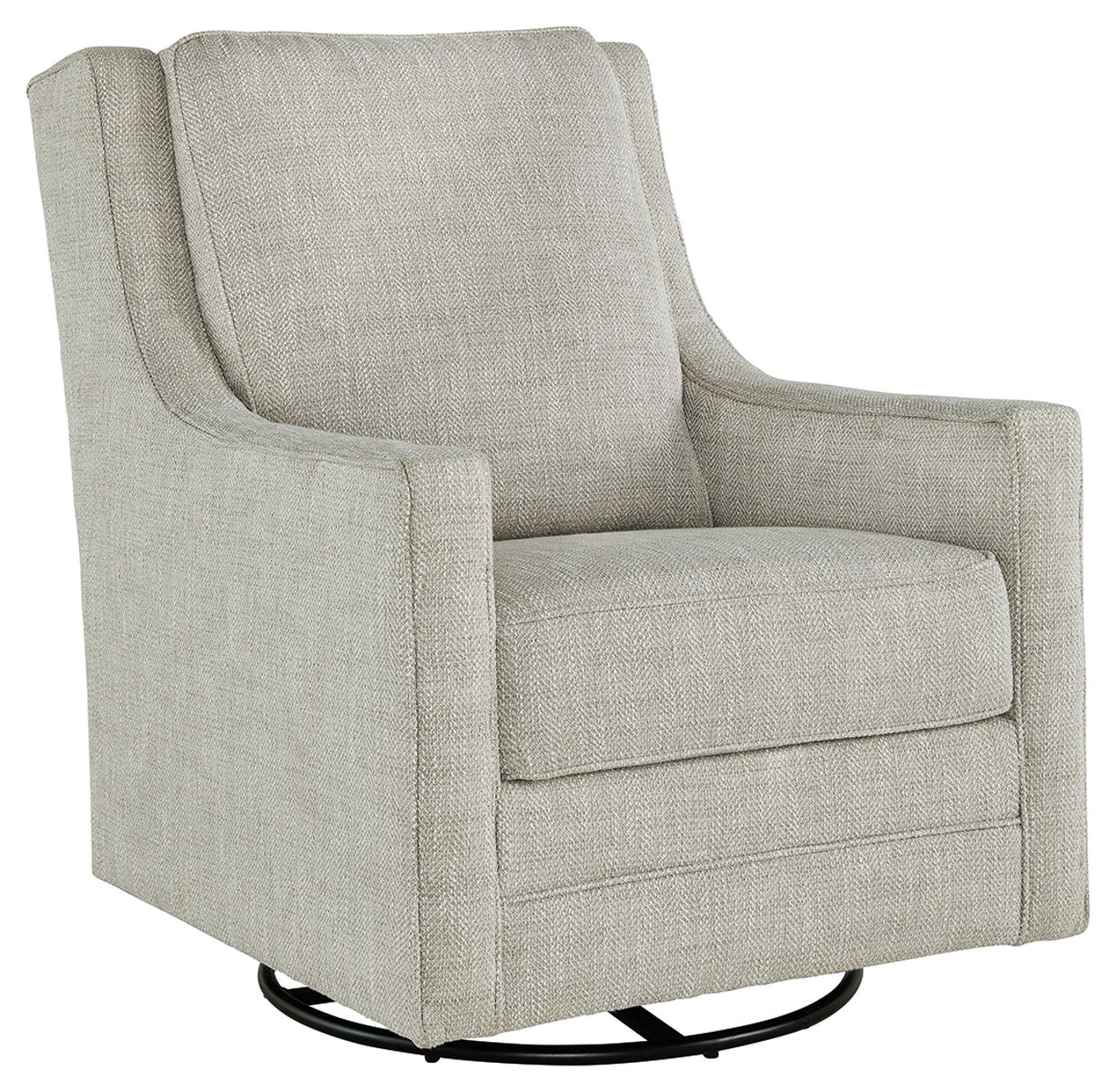 Kambria – Fog – Swivel Glider Accent Chair