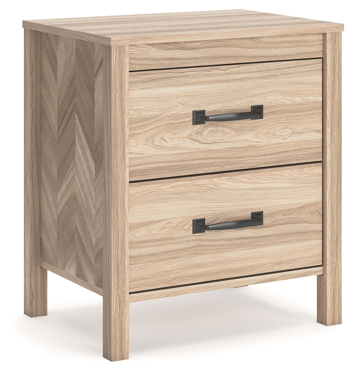 Battelle – Tan – Two Drawer Night Stand