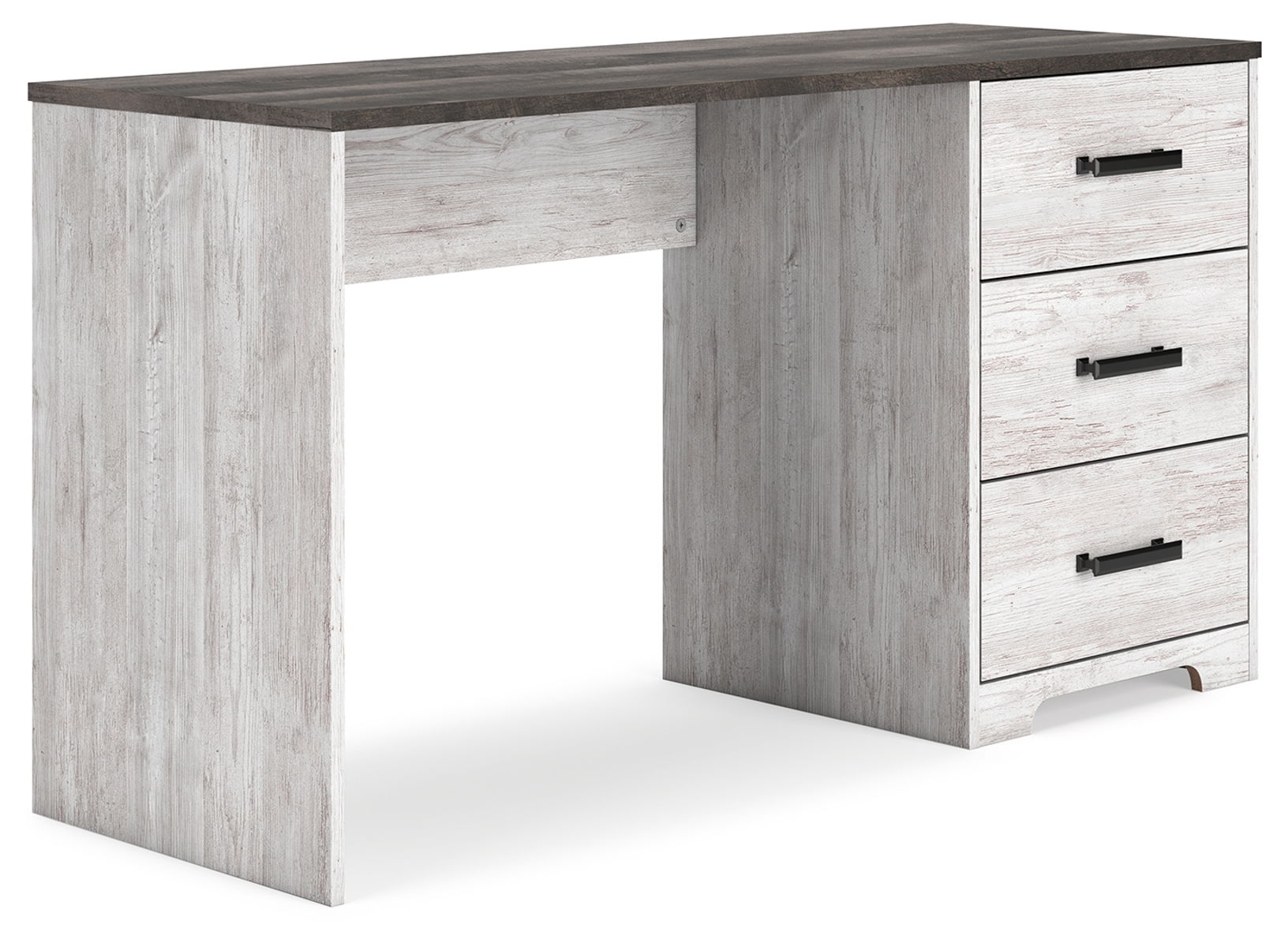 Shawburn – White / Dark Charcoal Gray – Home Office Desk