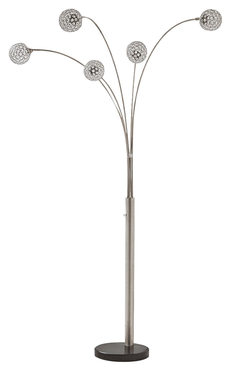 Winter – Silver Finish – Metal Arc Lamp