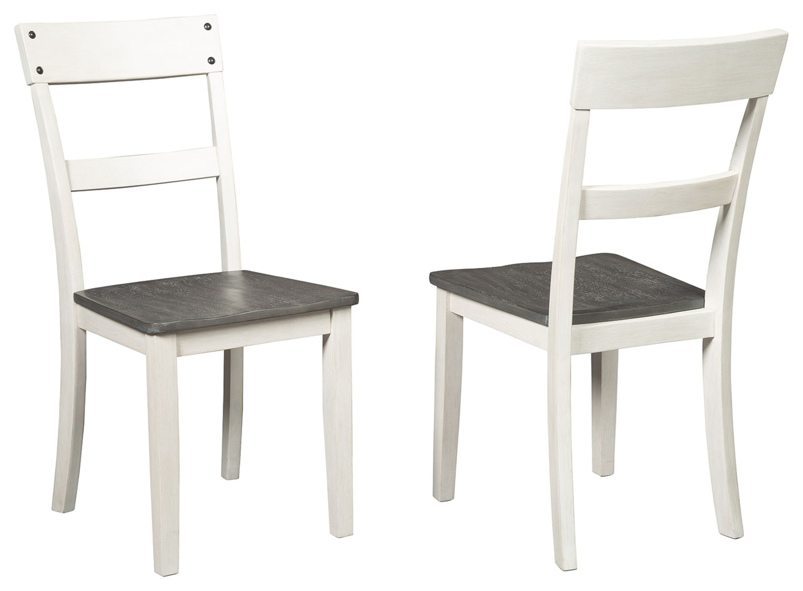 Nelling – White / Brown / Beige – Dining Room Side Chair (Set of 2)