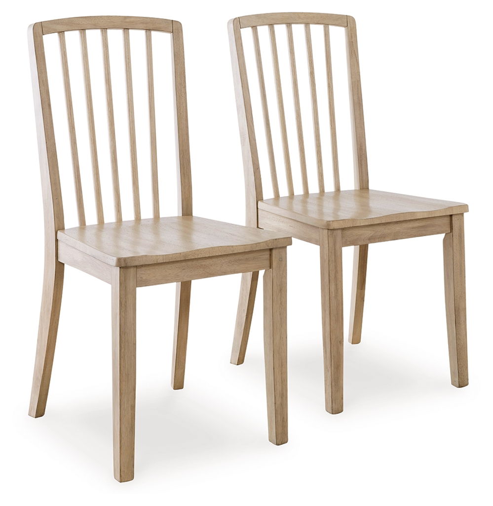 Gleanville – Light Brown – Dining Room Side Chair (Set of 2)
