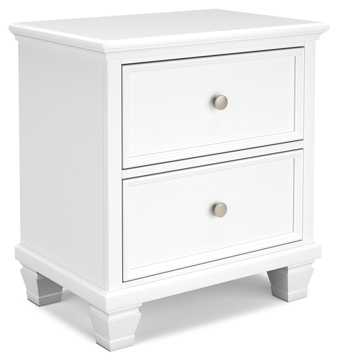 Fortman – White – Two Drawer Night Stand