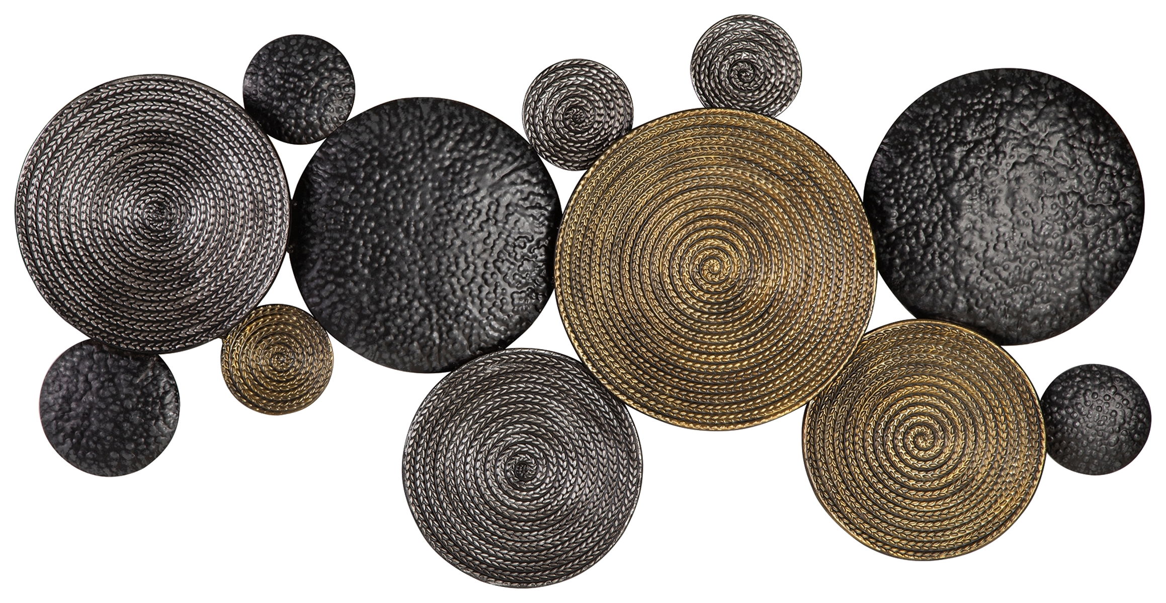 Emsley – Metallic / Black / Gray – Wall Decor