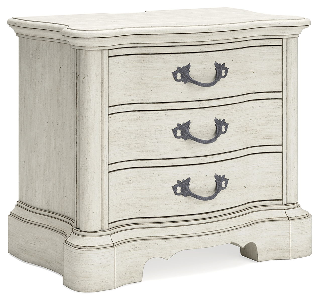 Arlendyne – Antique White – Three Drawer Night Stand