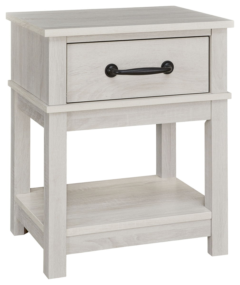 Dorrinson – White – One Drawer Night Stand