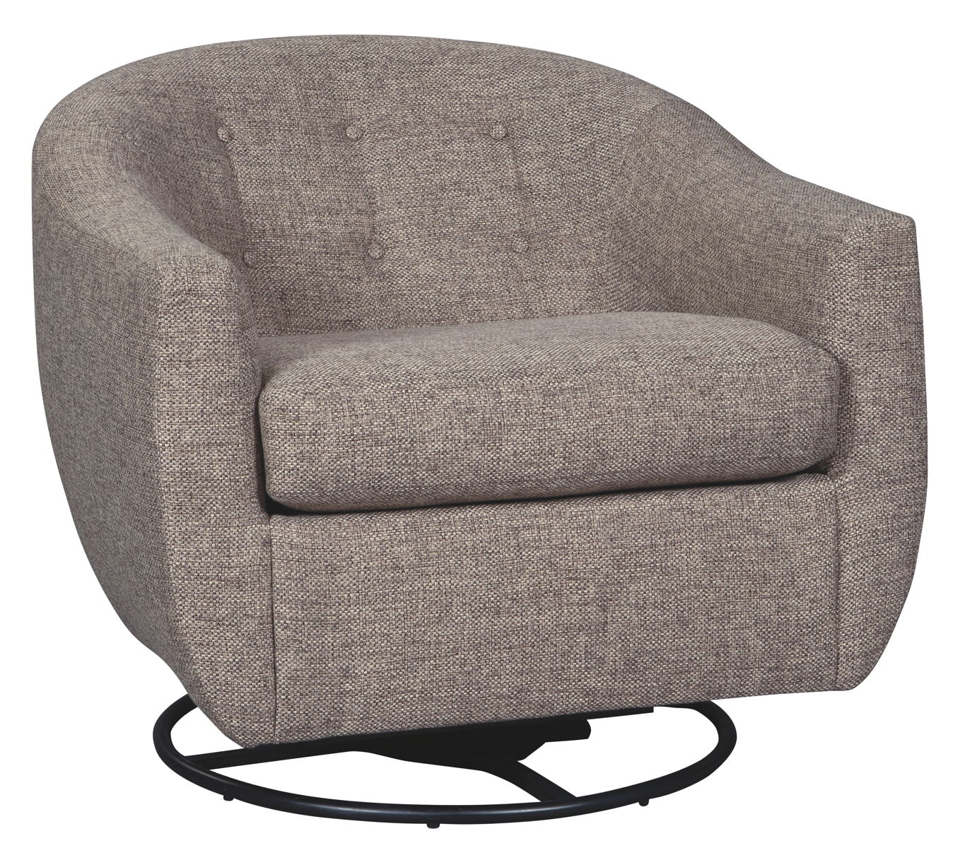 Upshur – Taupe – Swivel Glider Accent Chair