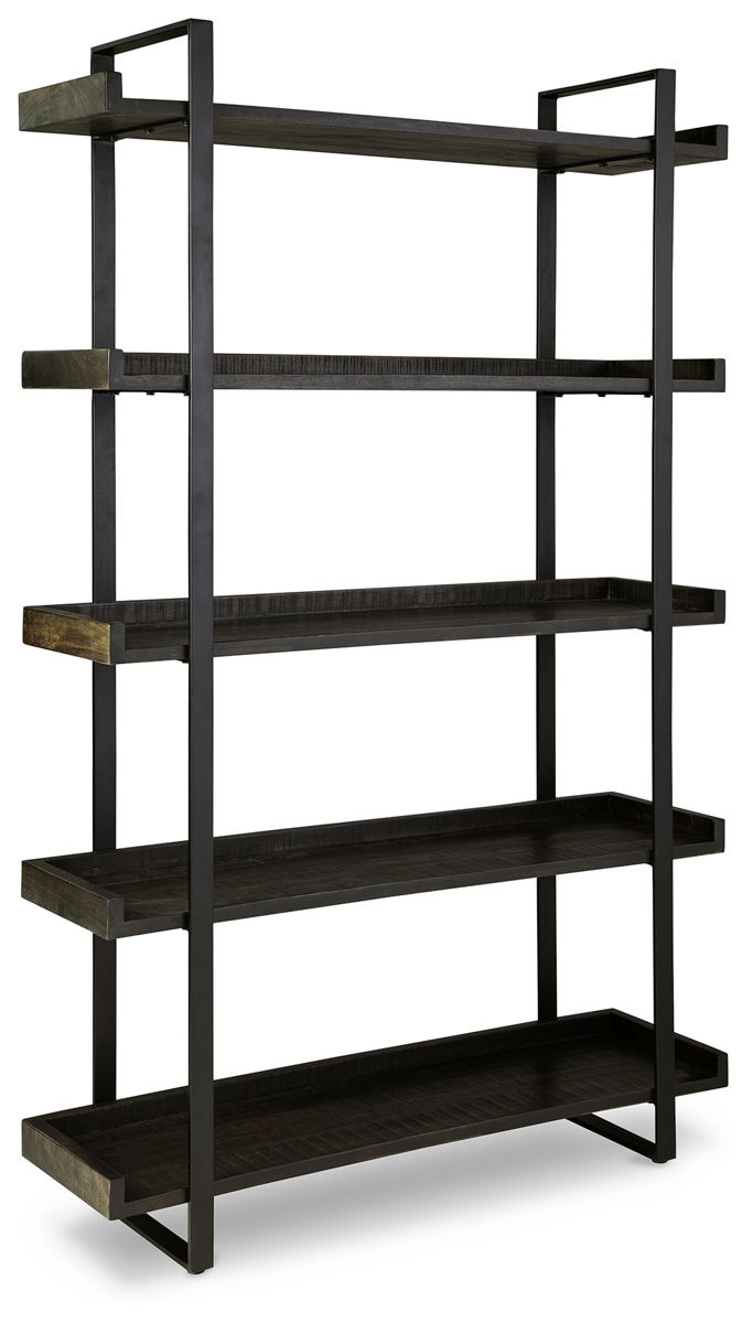 Kevmart – Grayish Brown / Black – Bookcase