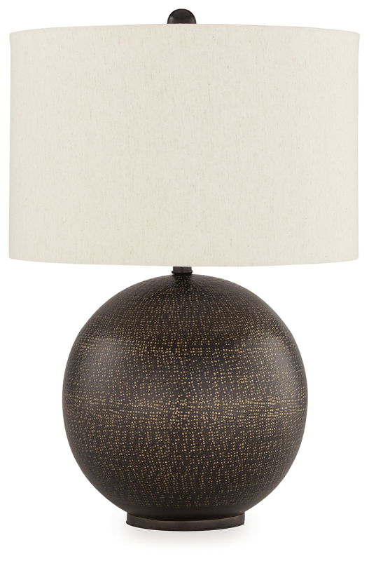 Hambell – Black / Gold Finish – Metal Table Lamp