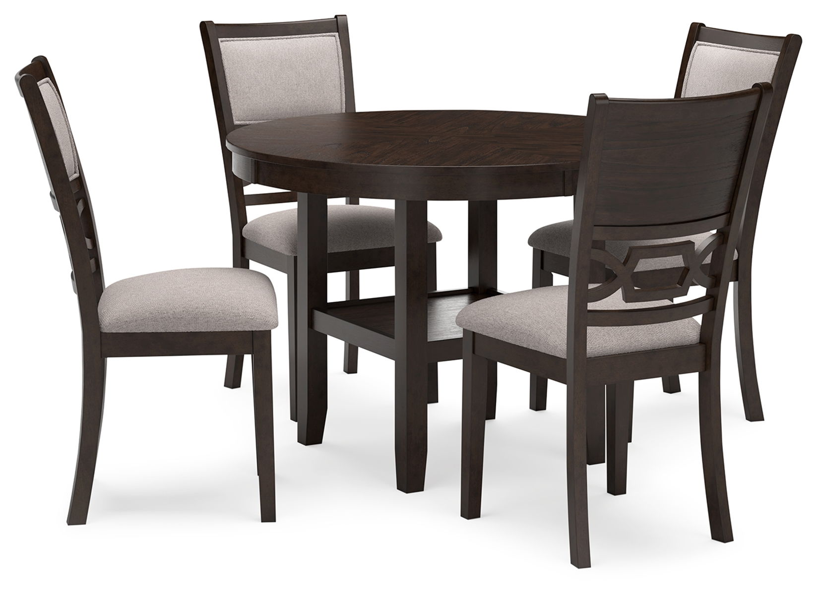 Langwest – Brown – Dining Room Table Set (Set of 5)