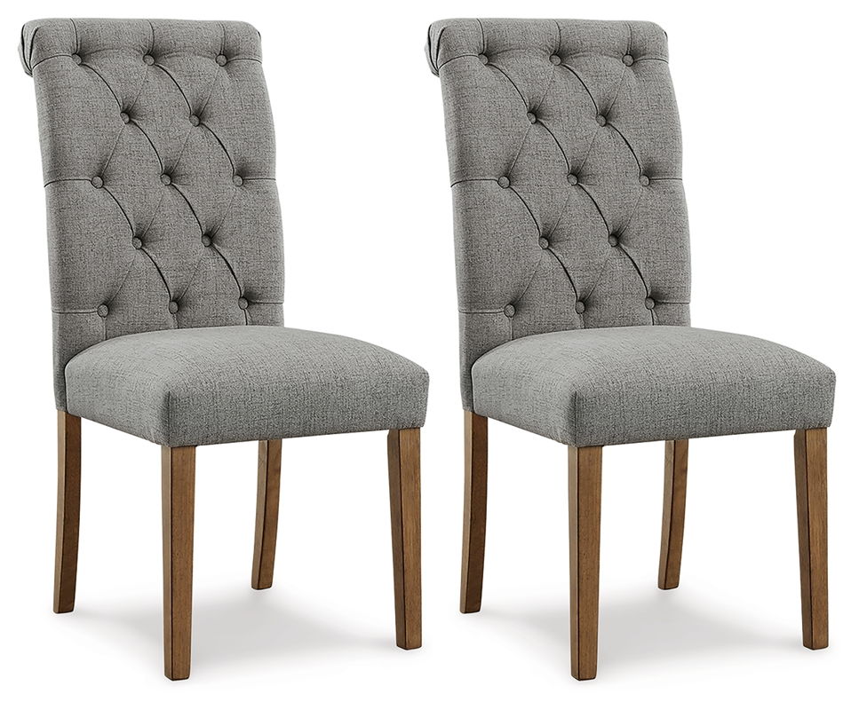Harvina – Gray – Dining UPH Side Chair (Set of 2)