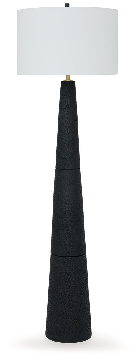 Hallburg – Black – Poly Floor Lamp