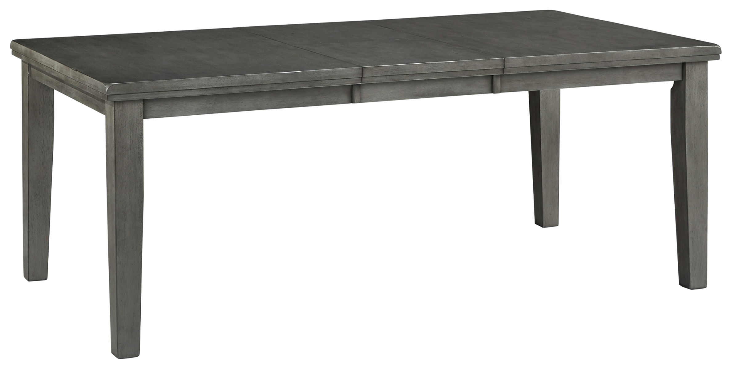 Hallanden – Gray – Rectangular Dining Room Butterfly Extension Table