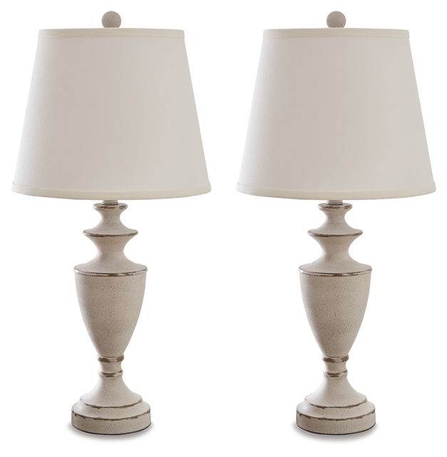 Dorcher – Antique Gray – Metal Table Lamp (Set of 2)