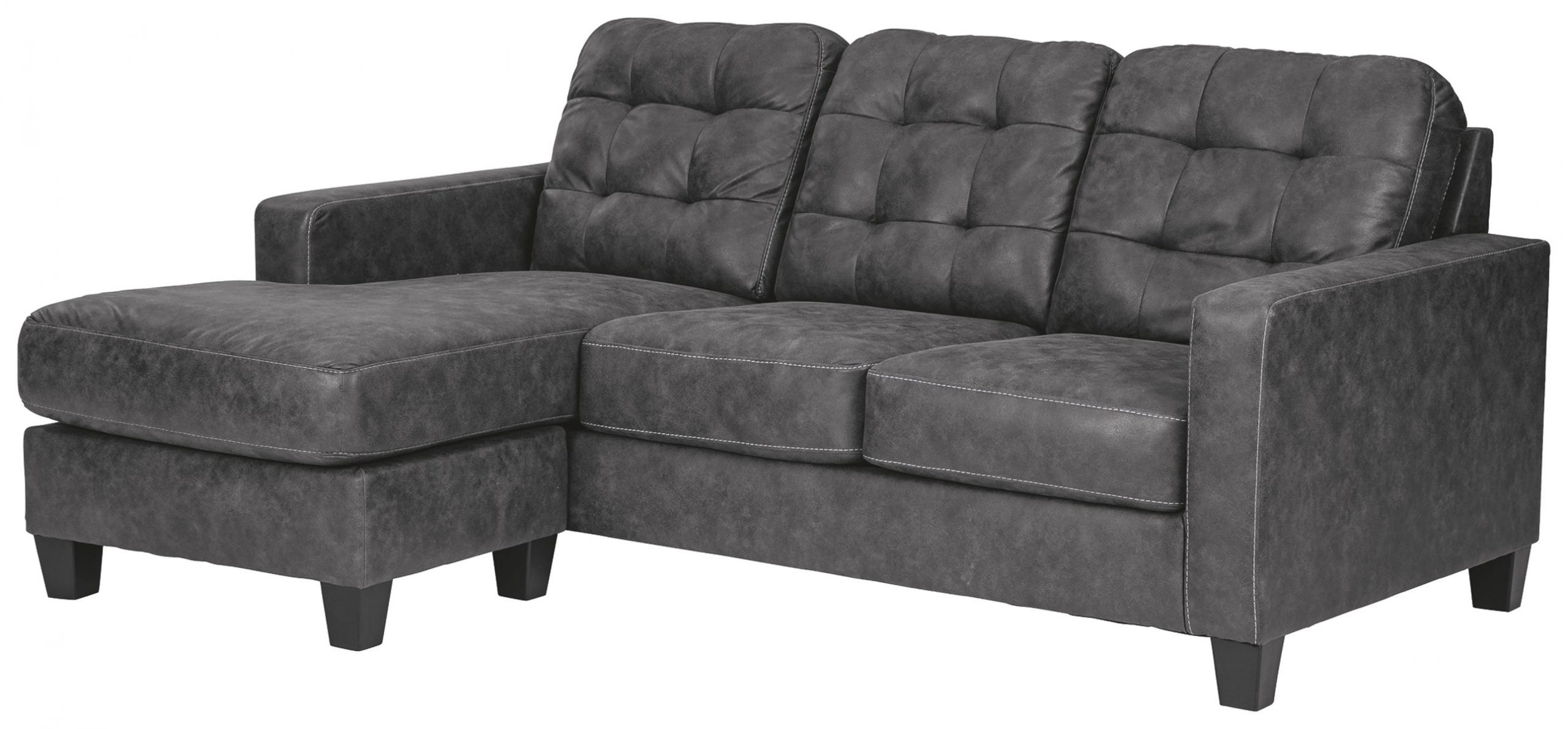 Venaldi – Gunmetal – Sofa Chaise Queen Sleeper