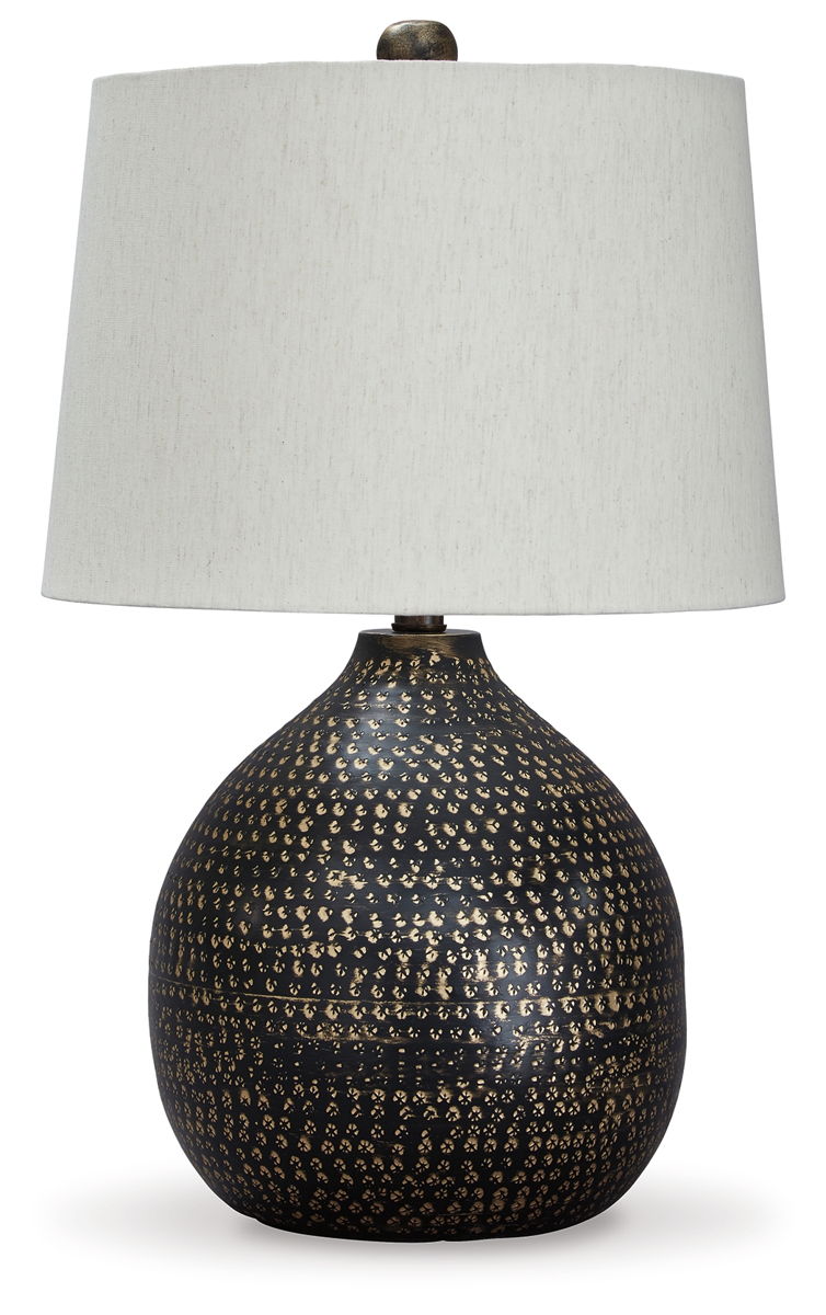 Maire – Black / Gold Finish – Metal Table Lamp