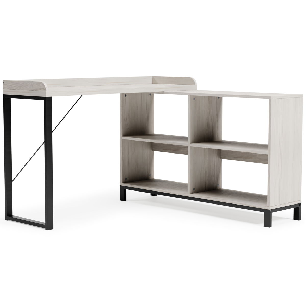 Bayflynn – White / Black – L-Desk