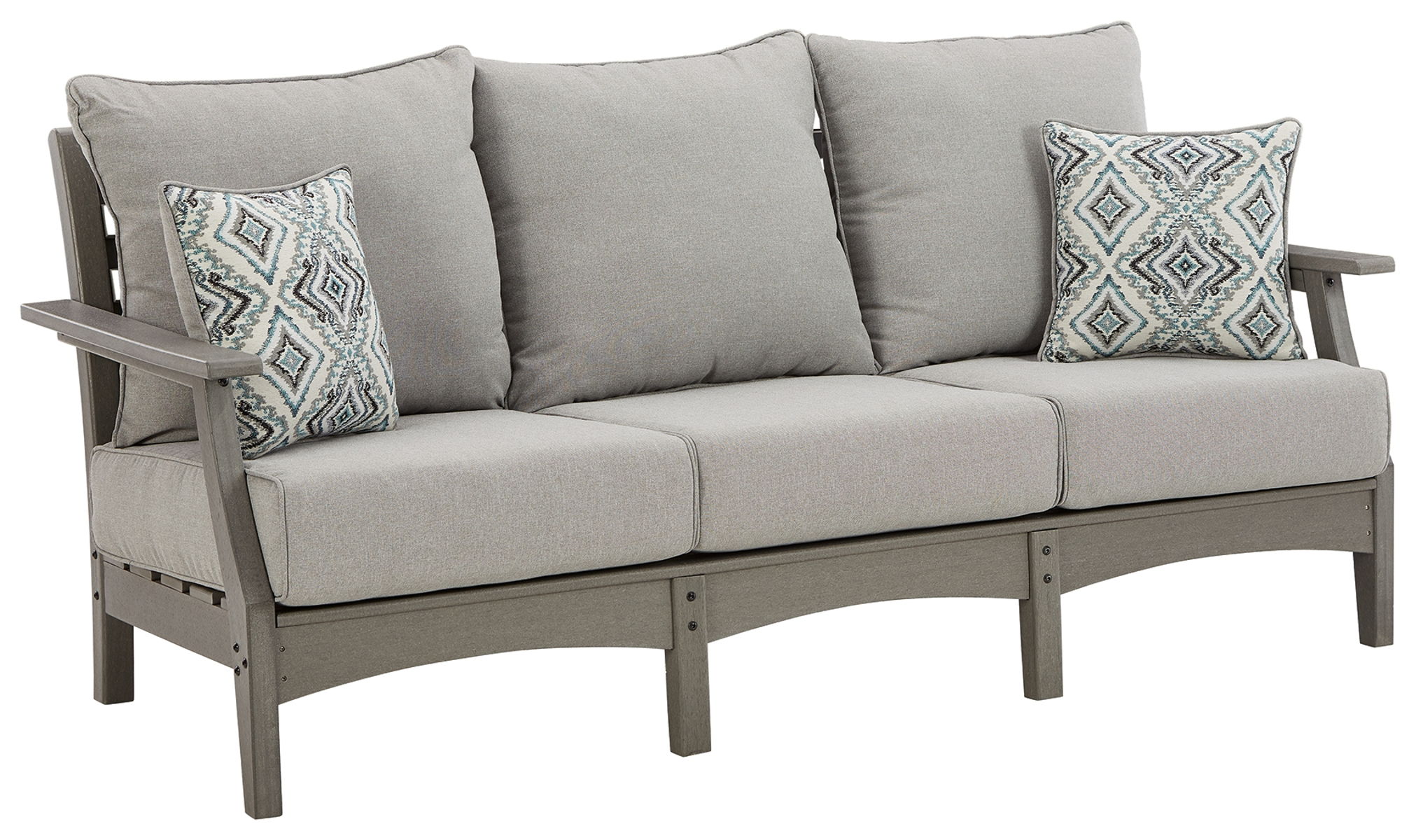 Visola – Gray – Sofa with Cushion