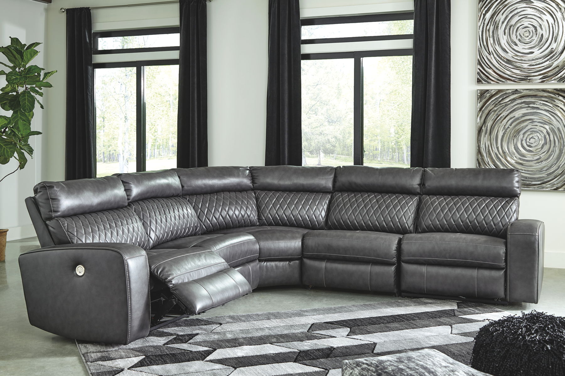 Samperstone – Power Reclining Sectional