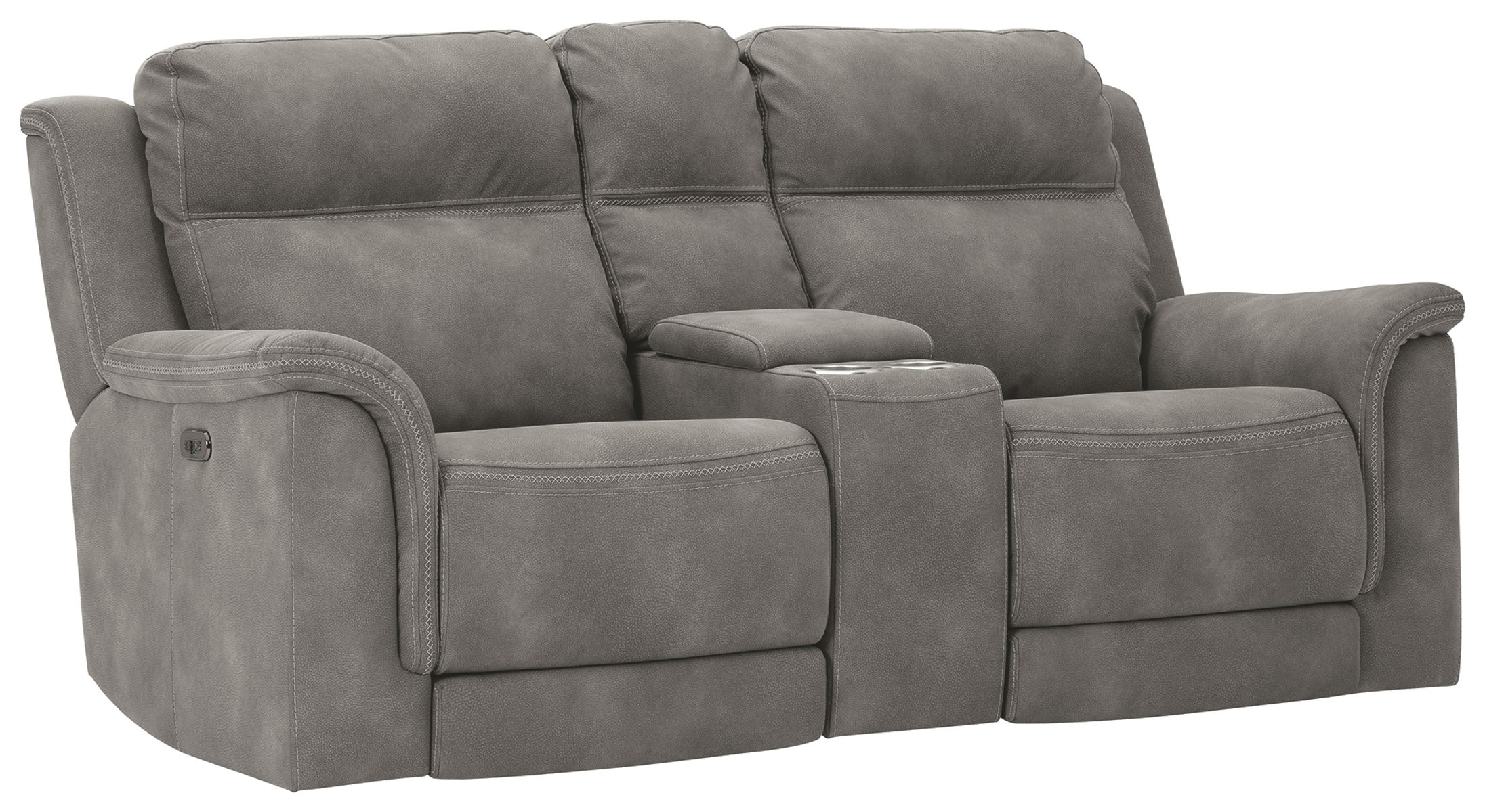 Next-Gen Durapella – Reclining Power Loveseat With Console