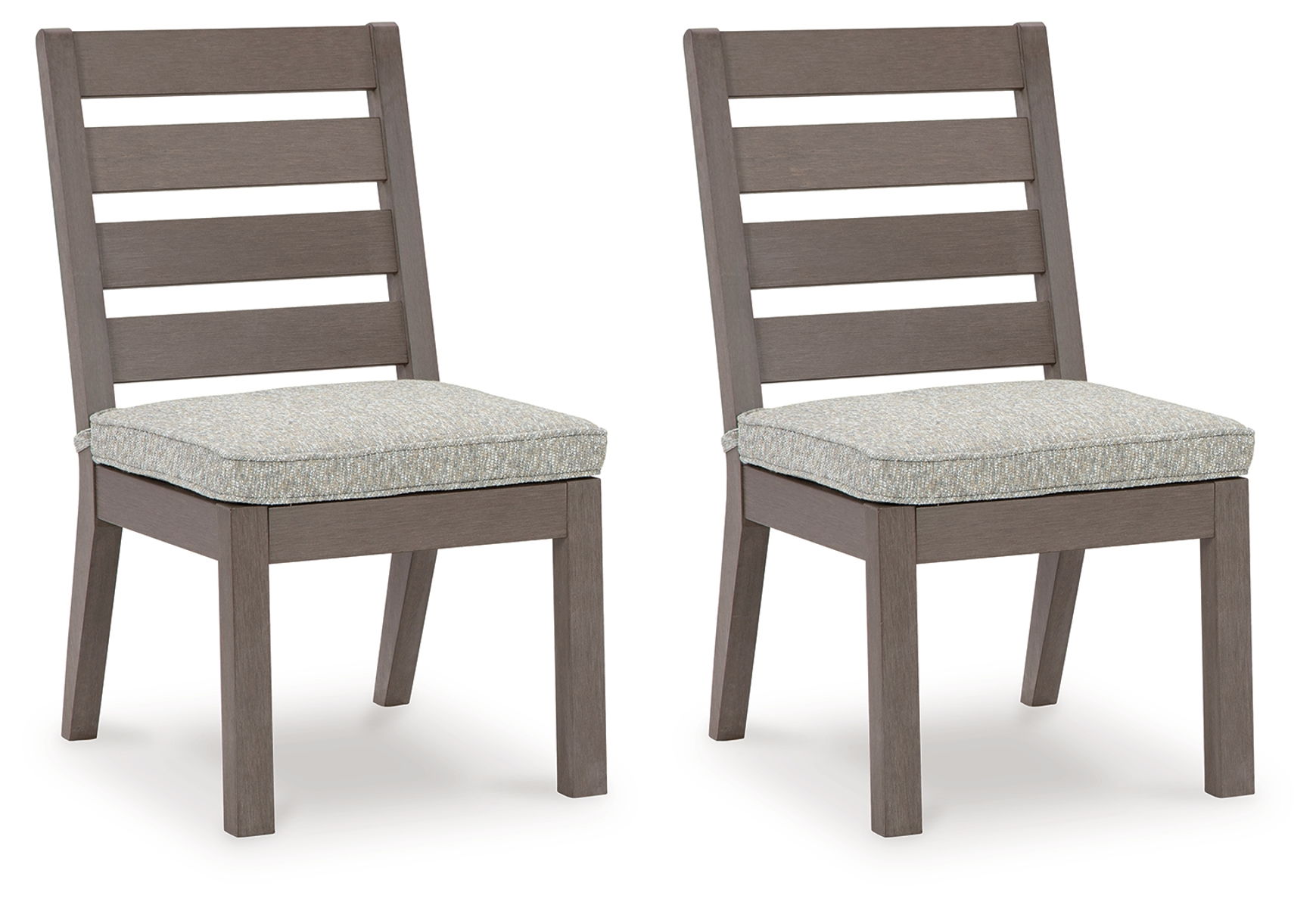 Hillside Barn – Gray / Brown – Chair With Cushion (Set of 2)