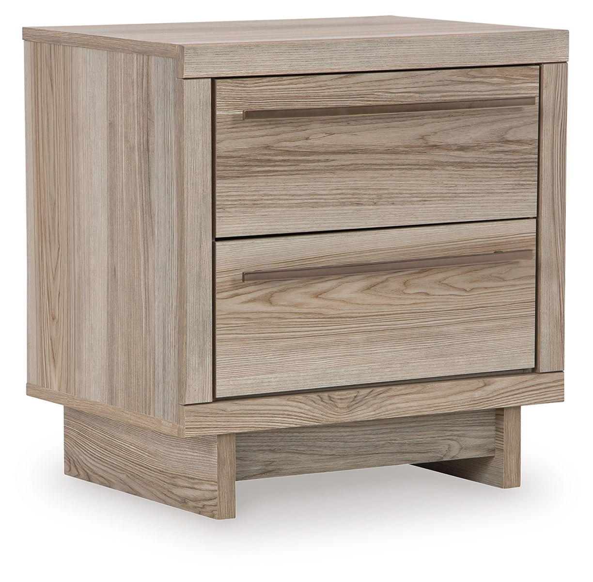 Hasbrick – Tan – Two Drawer Night Stand