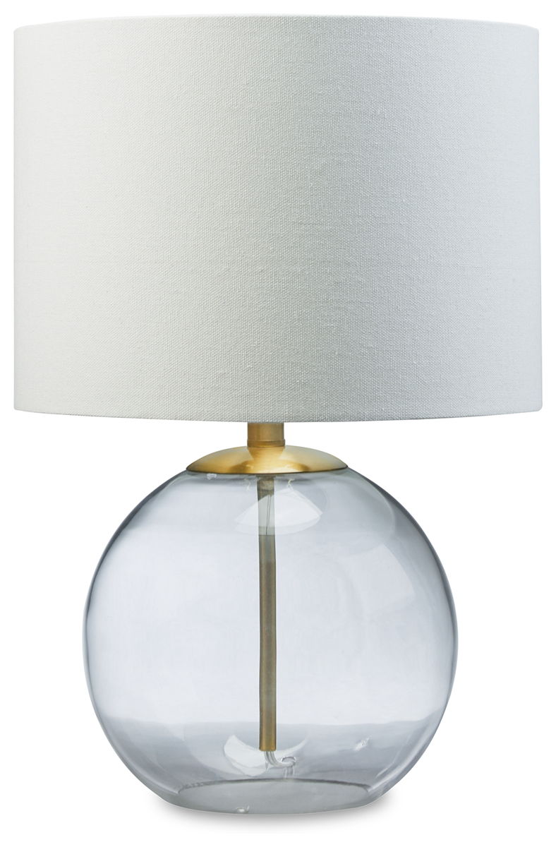 Samder – White – Glass Table Lamp