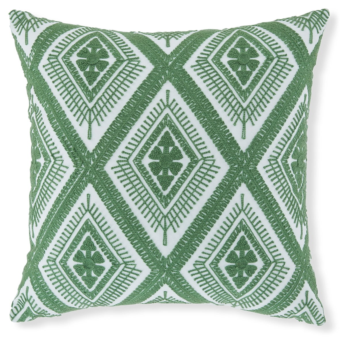 Bellvale – Green / White – Pillow (Set of 4)