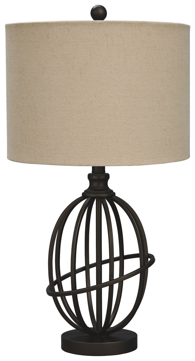 Manasa – Dark Brown – Metal Table Lamp