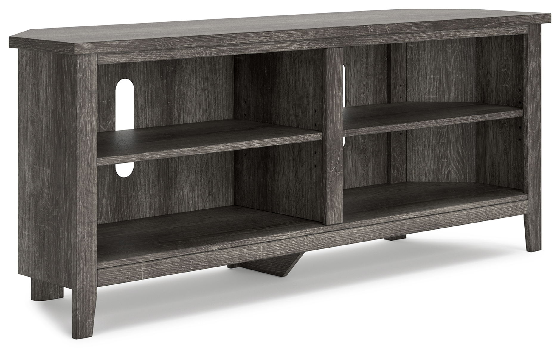 Arlenbry – Gray – Medium Corner TV Stand