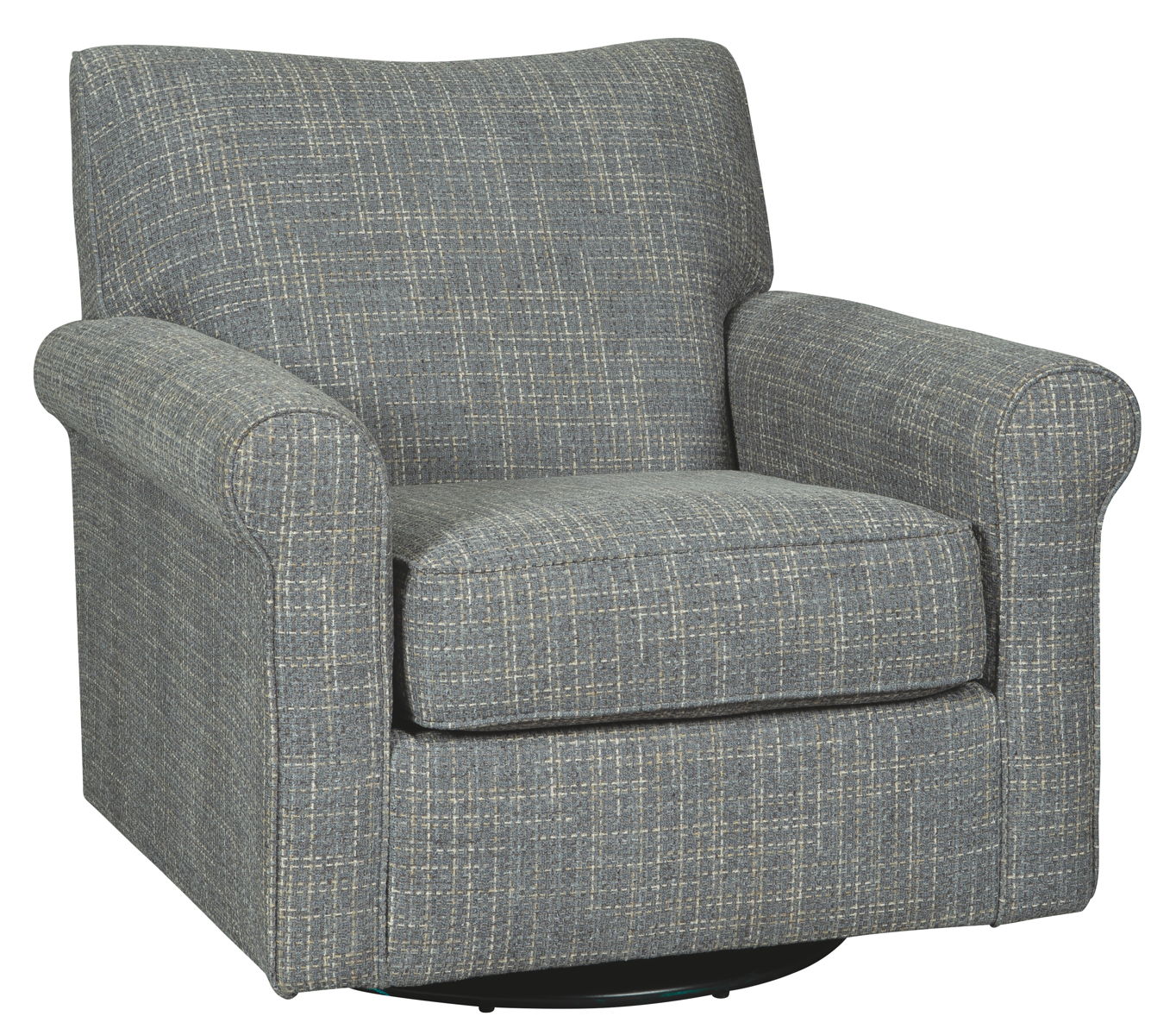 Renley – Ash – Swivel Glider Accent Chair