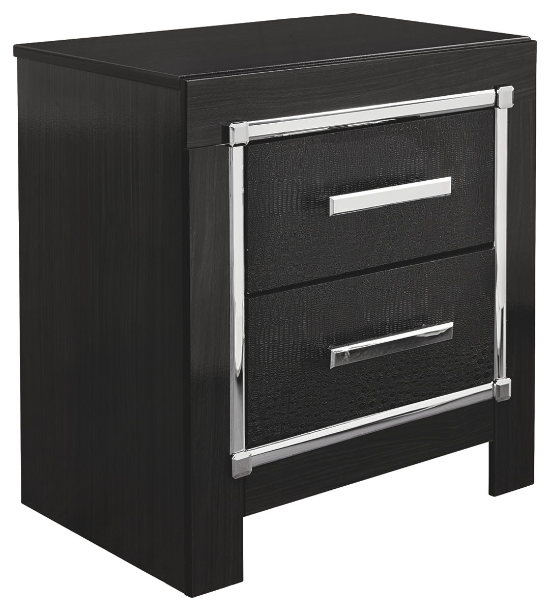 Kaydell – Black – Two Drawer Night Stand