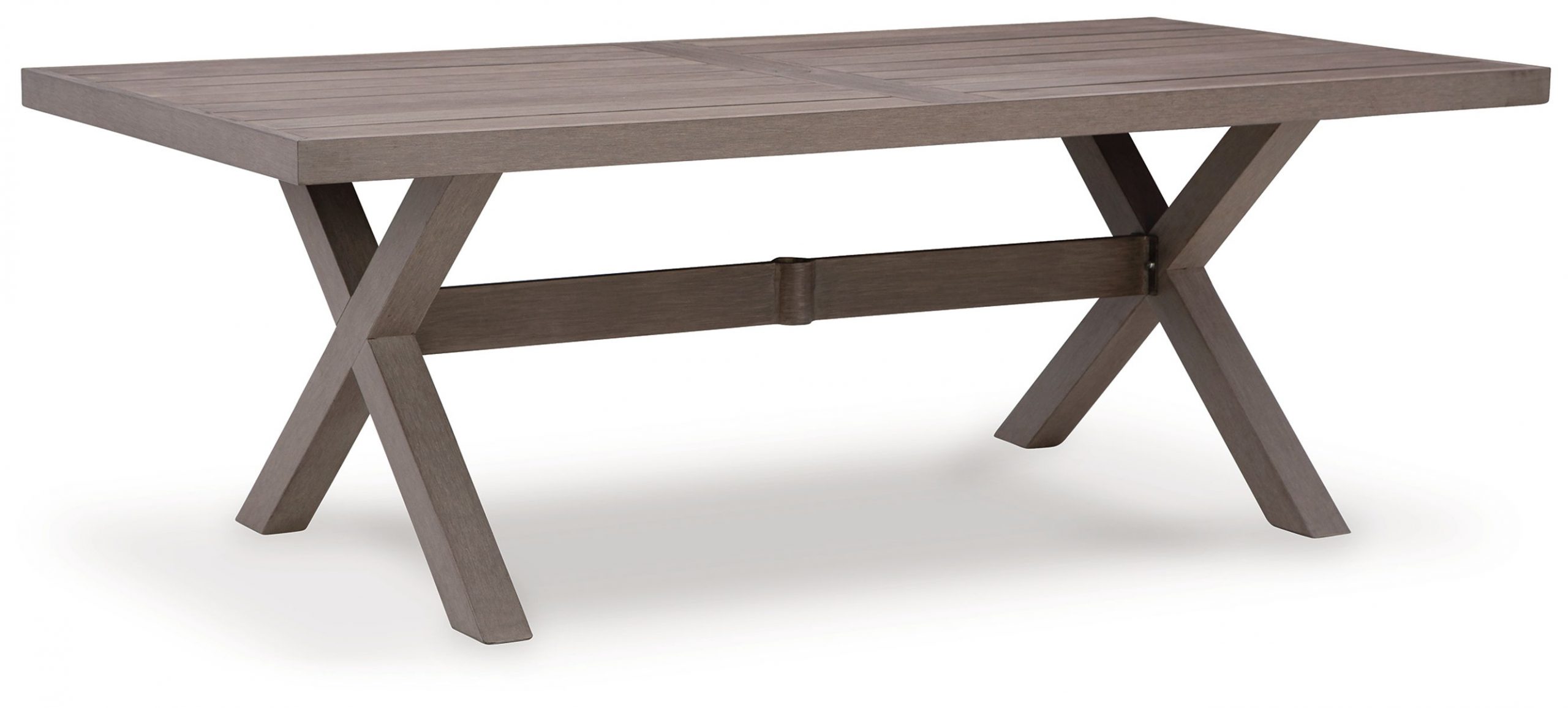 Hillside Barn – Brown – Rectangular Dining Table W/Umb Opt