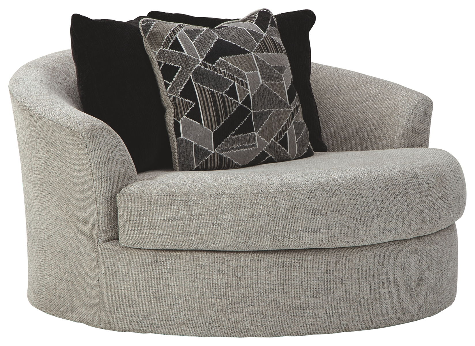 Megginson – Storm – Oversized Round Swivel Chair