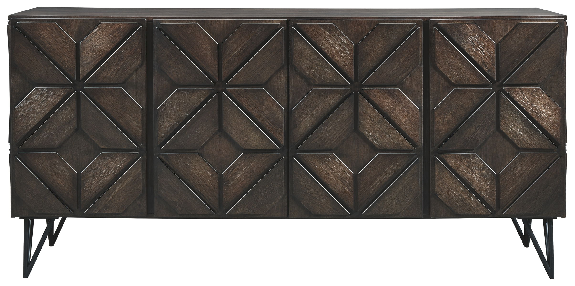Chasinfield – Dark Brown – Extra Large TV Stand