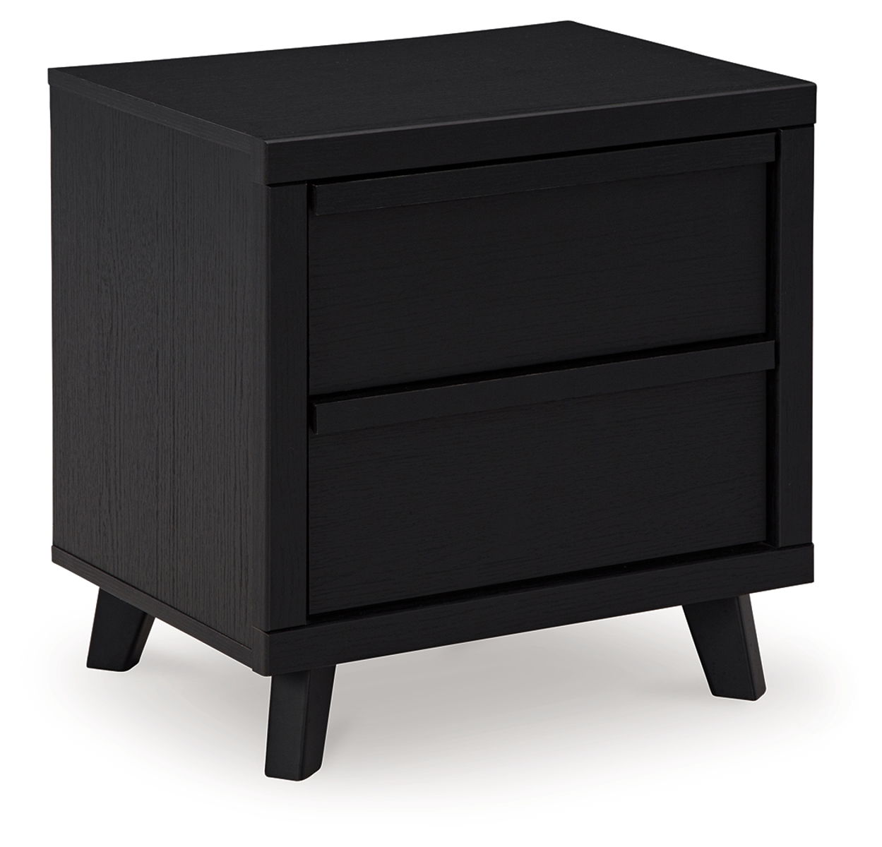 Danziar – Black – Two Drawer Night Stand