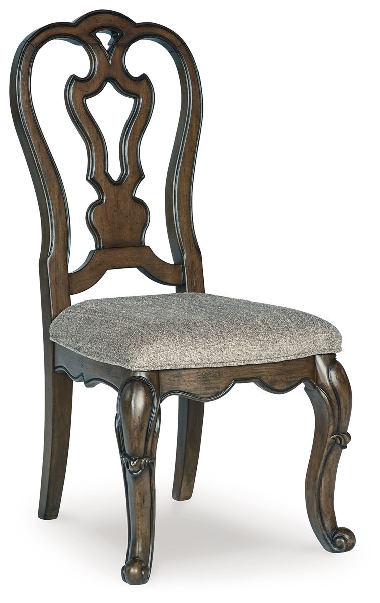 Maylee – Dark Brown – Dining Upholstered Side Chair (Set of 2)