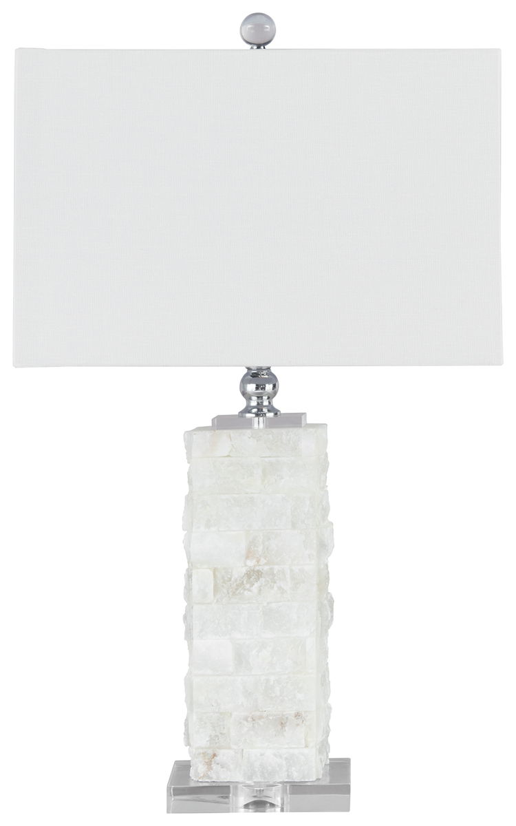 Malise – White – Alabaster Table Lamp