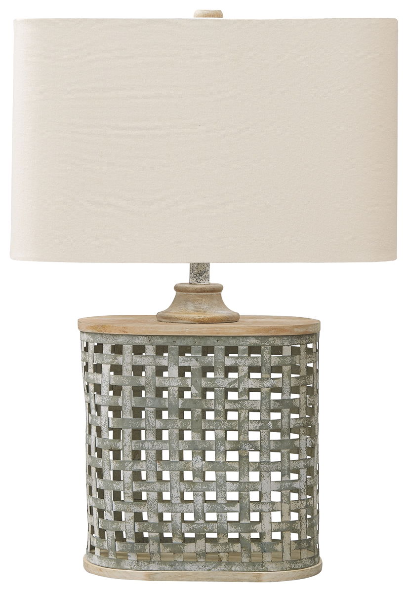 Deondra – Gray – Metal Table Lamp