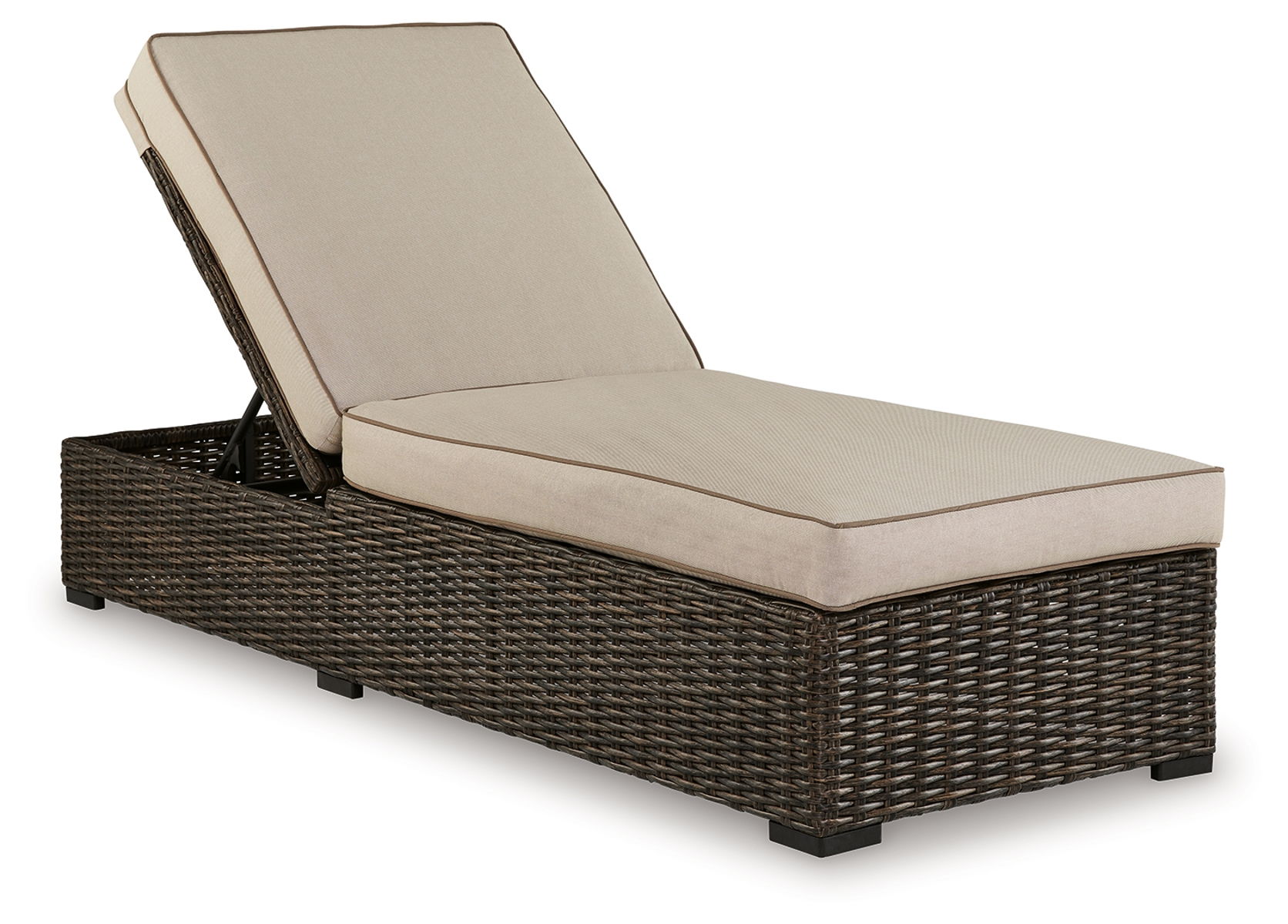 Coastline Bay – Brown – Chaise Lounge With Cushion