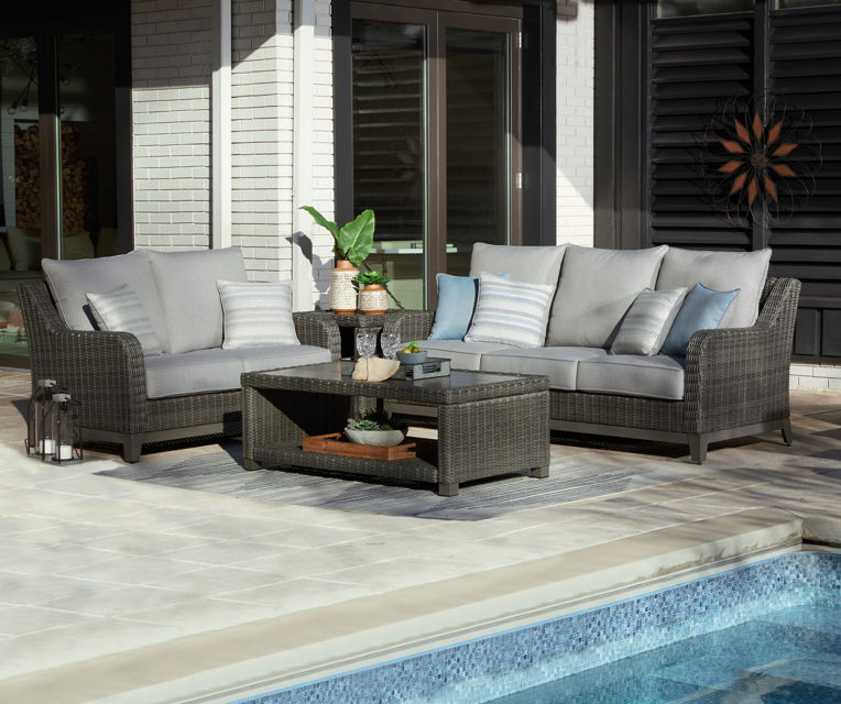 Elite Park – Gray – 4 Pc. – Lounge Set