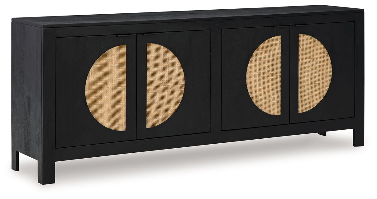 Cliffiings – Black / Natural – Accent Cabinet