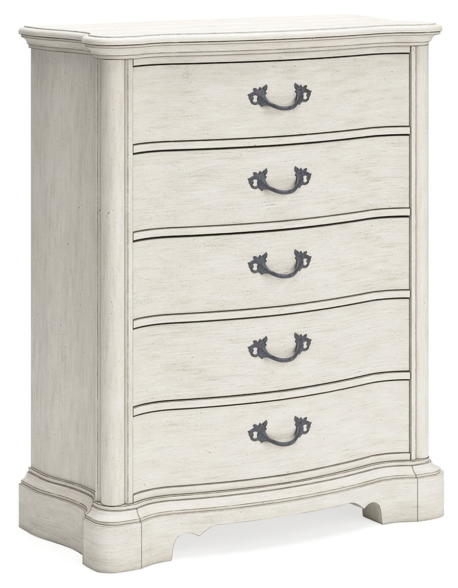 Arlendyne – Antique White – Five Drawer Chest