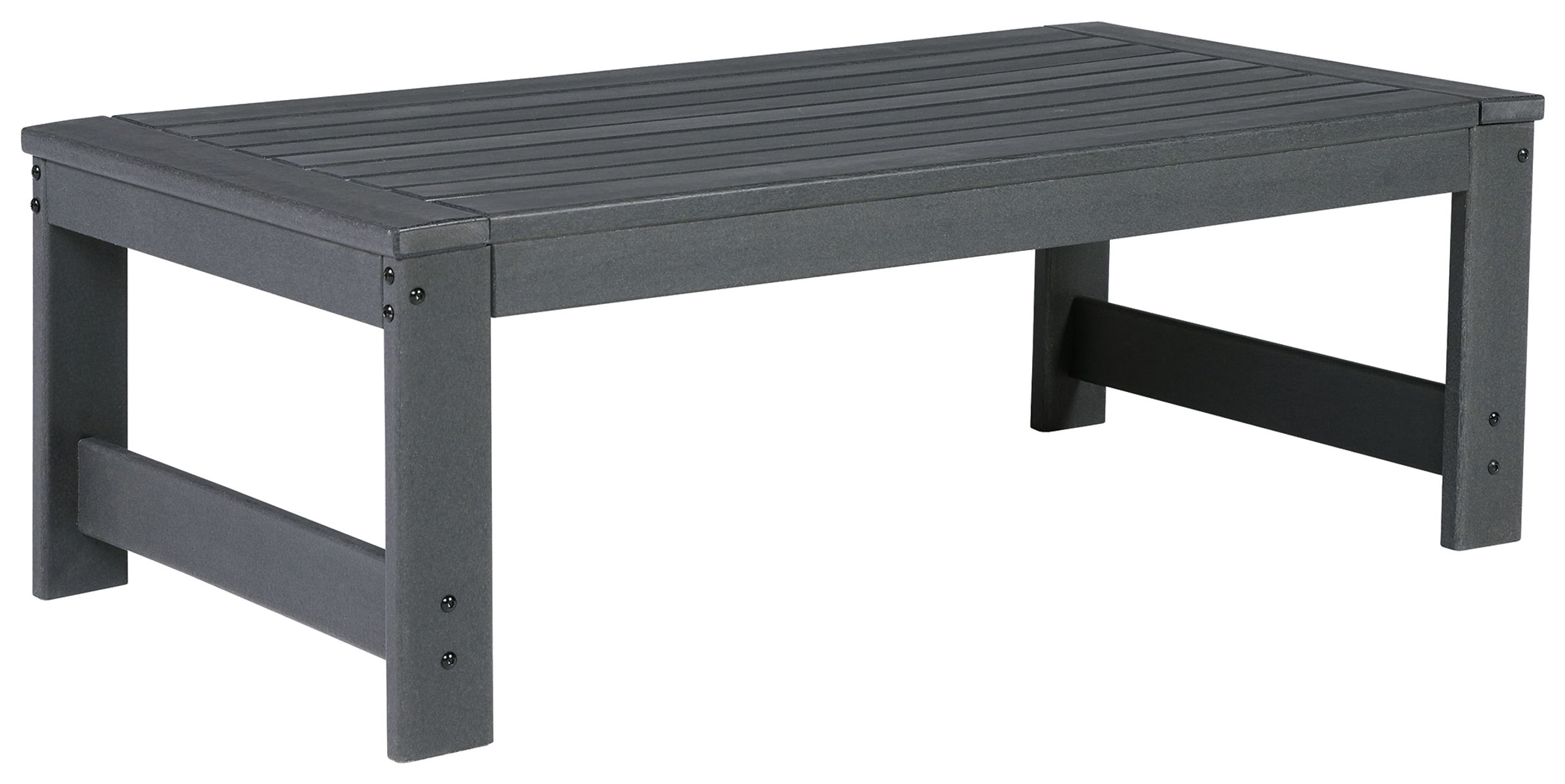 Amora – Charcoal Gray – Rectangular Cocktail Table