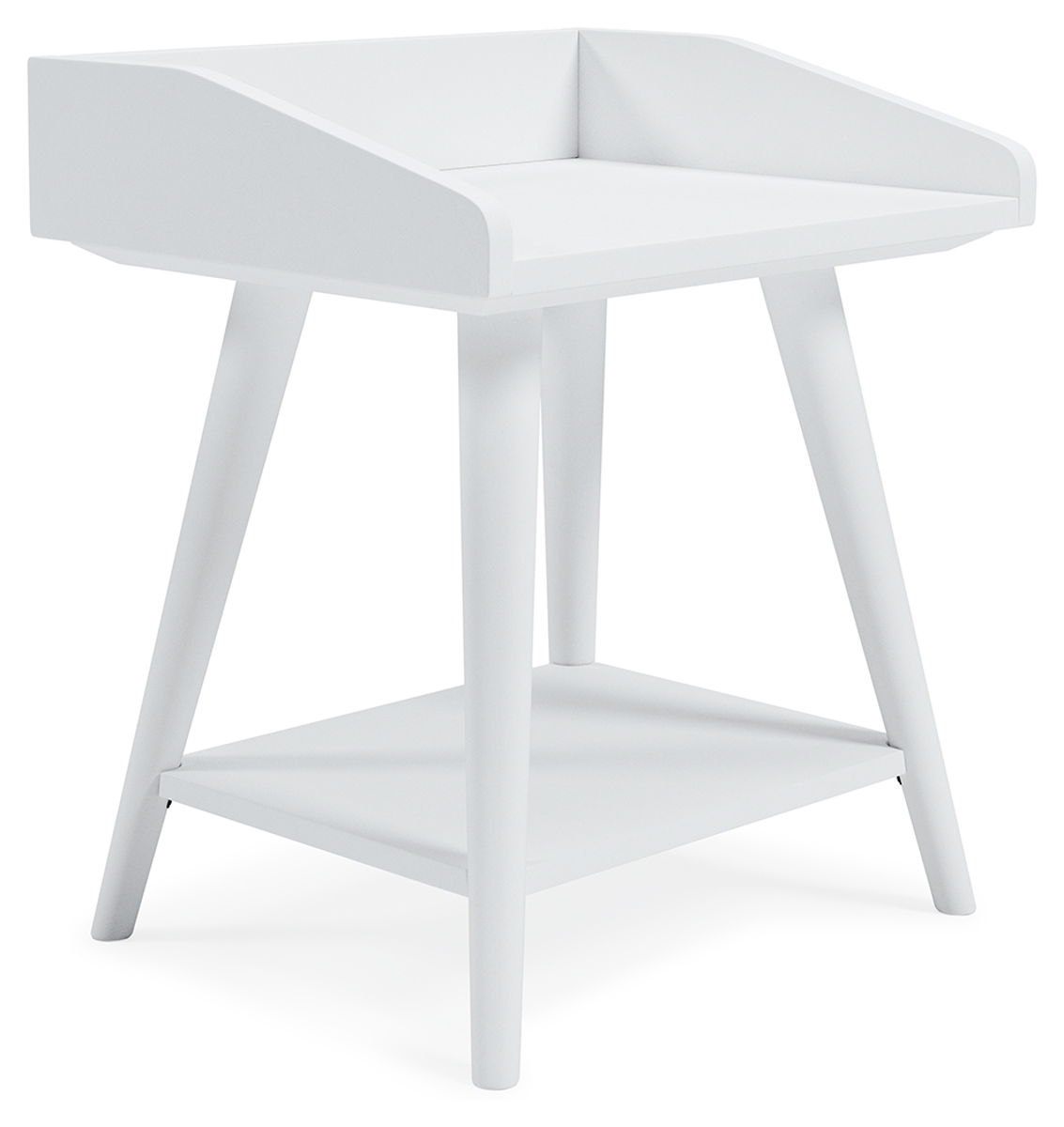 Blariden – White – Accent Table