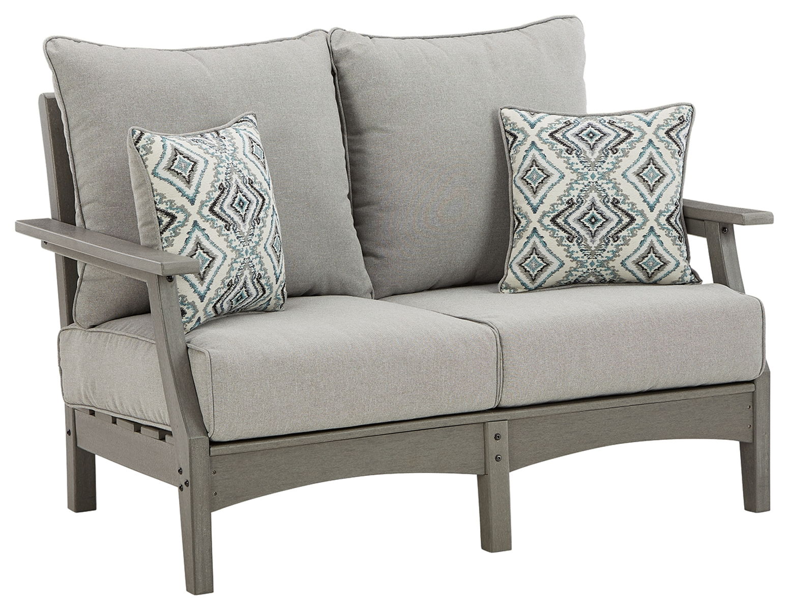 Visola – Gray – Loveseat w/Cushion