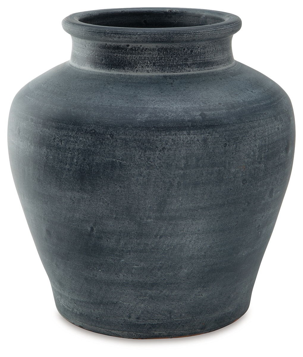 Meadie – Distressed Blue – Vase – 12.5″